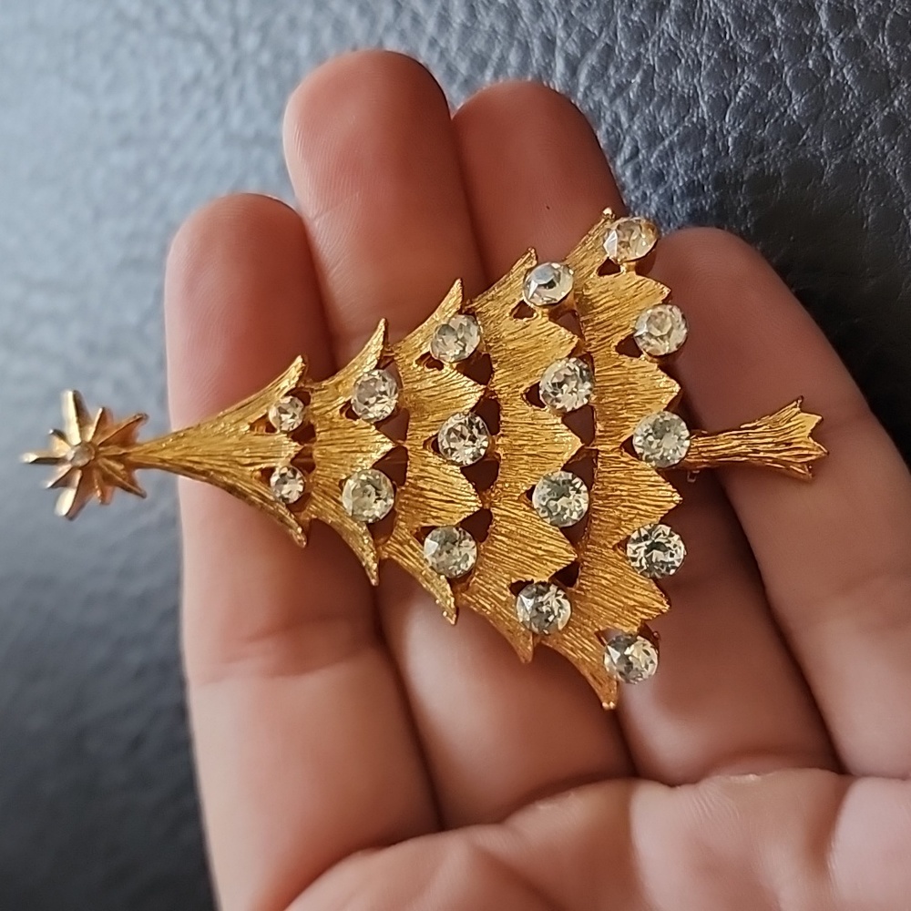 VTG Corel brooch